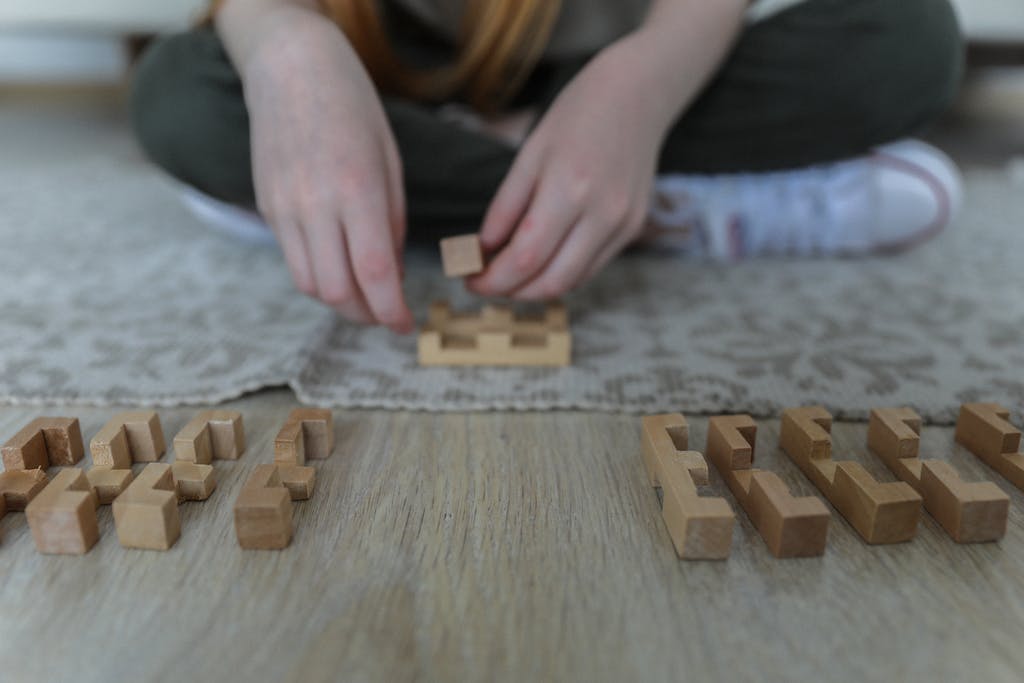 What are the benefits of the wooden puzzle ?